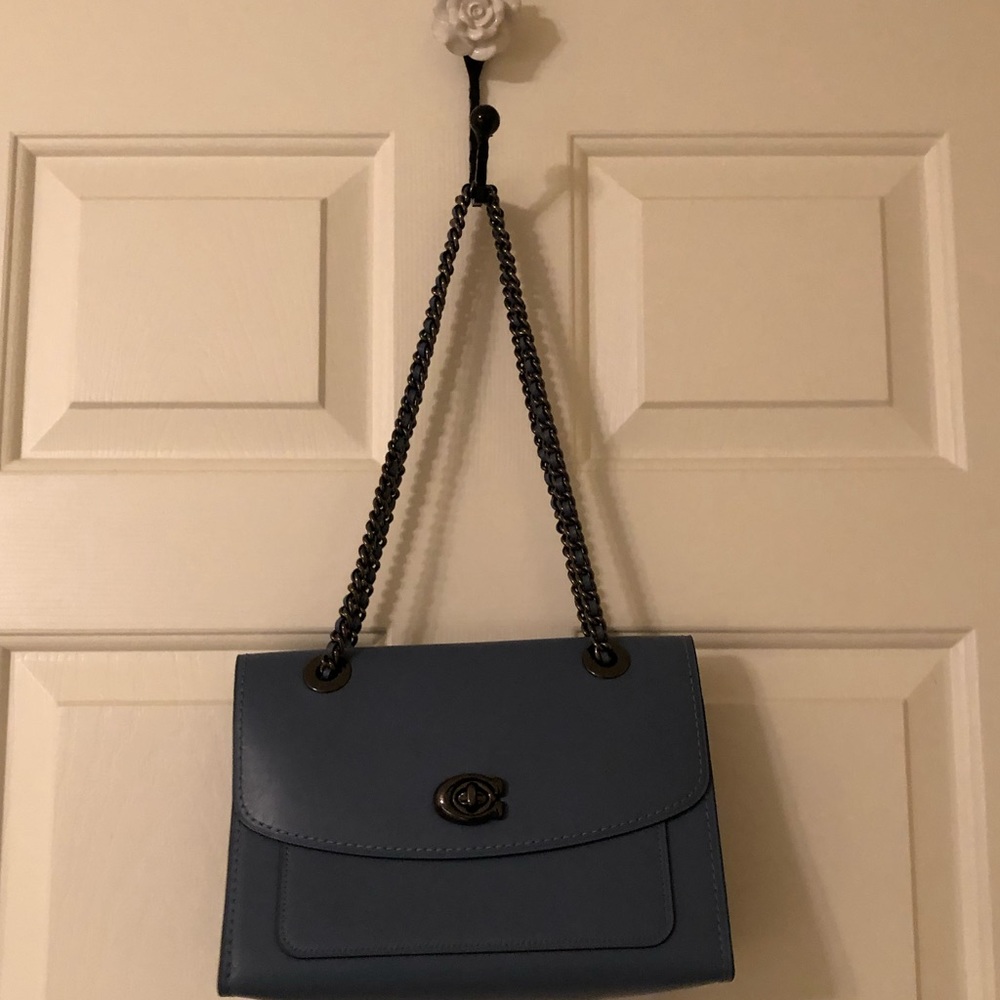 New Coach “Parker” Purse- Slate Color